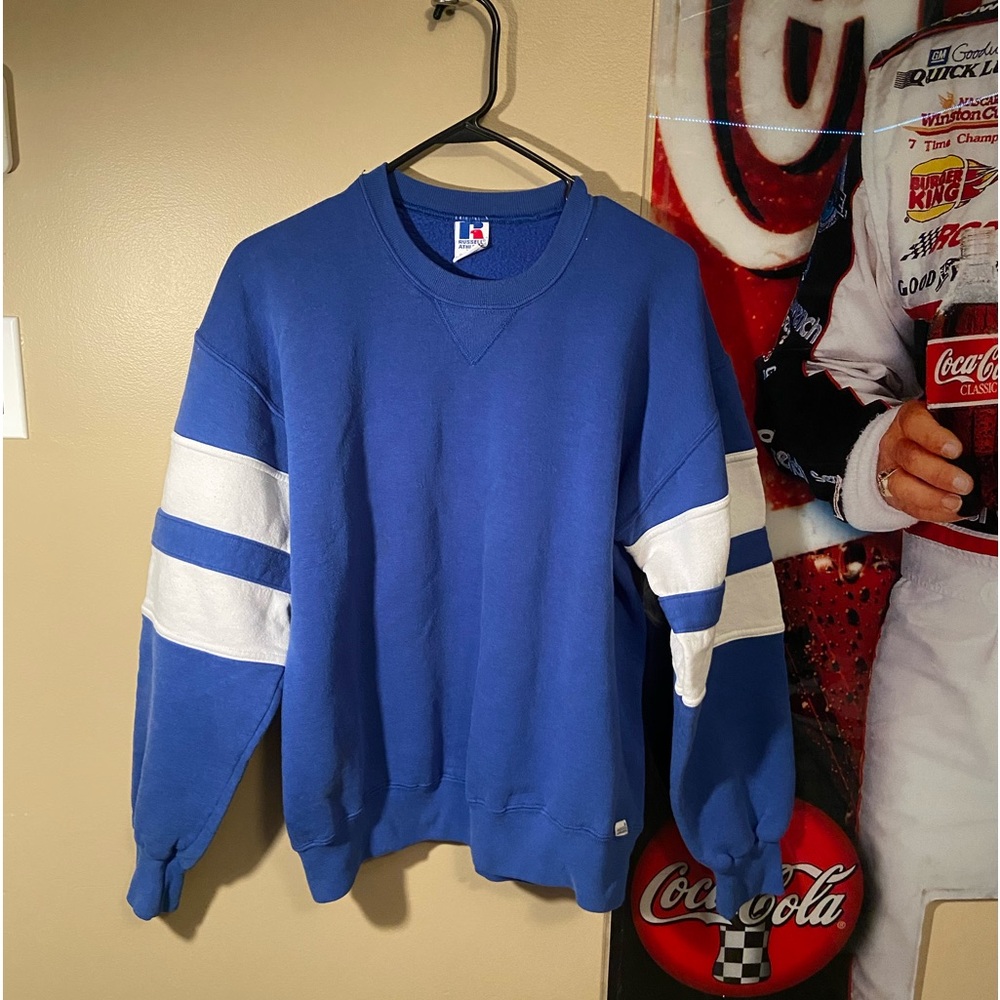 Vintage Blue Russell Athletic Crewneck